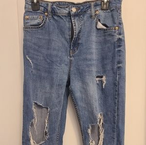 Wild Fable Jeans, Womens, Size 8, Faded Blue, High Rise Mom Jean